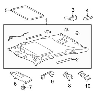 Toyota OE - Roof - Interior Trim (With Sunroof)