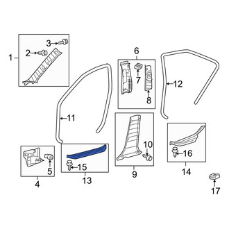 Toyota OE - Front Left Door Sill Plate