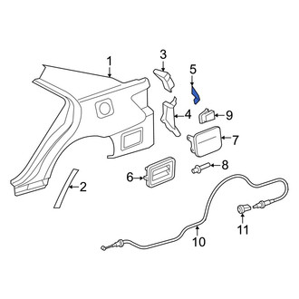Toyota OE - Left Tail Light Pocket Bracket