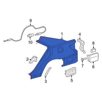 Toyota OE - Rear Left Quarter Panel