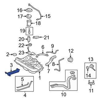 Toyota OE - Fuel Tank Shield
