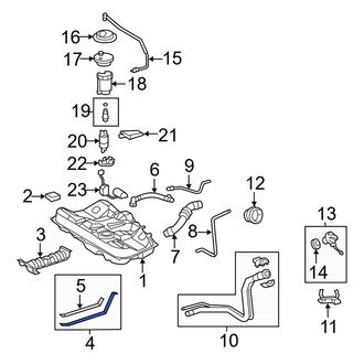 Toyota OE - Left Fuel Tank Strap