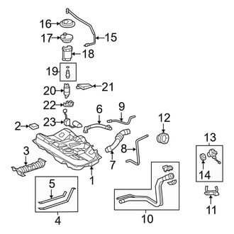 Toyota OE - Fuel System Components (Federal Emissions), (3.5L)