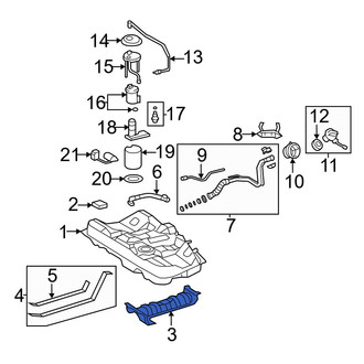 Toyota OE - Fuel Tank Shield