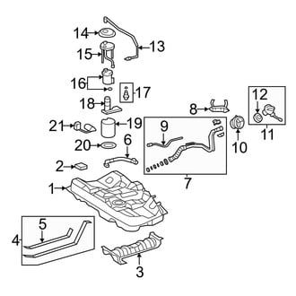 Toyota OE - Fuel System Components (California Emissions)