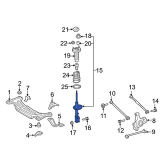 Toyota OE - Front Left Suspension Strut