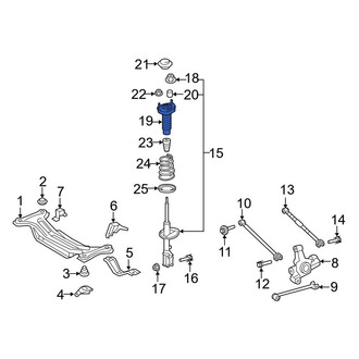 Toyota OE - Front Suspension Strut Mount