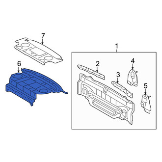 Toyota OE - Rear Lower Package Tray
