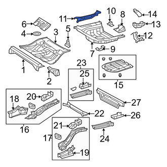 Toyota OE - Rear Left Floor Extension