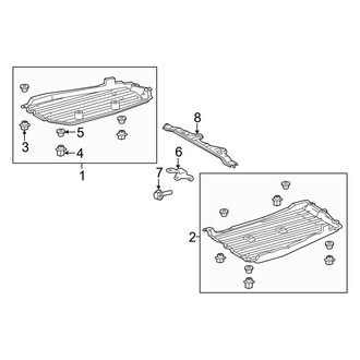 Toyota OE - Rear Body & Floor - Exterior Trim (2.5L / 3.5L)