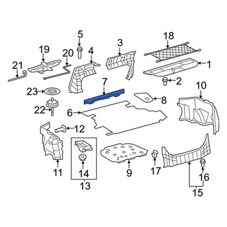 Toyota OE - Floor Carpet Insulator