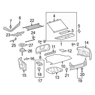 Toyota OE - Rear Body & Floor - Interior Trim