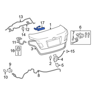 Toyota OE - Rear Trunk Open Warning Switch