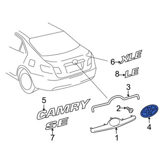 Toyota OE - Rear Hatch Emblem