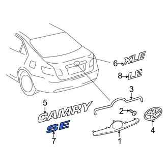 Toyota OE - Rear Hatch Emblem