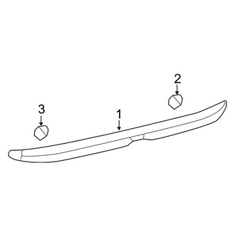 Toyota OE - Trunk Lid - Spoiler (Gas)