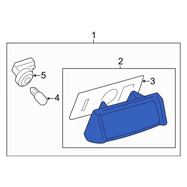 License Plate Light Lens