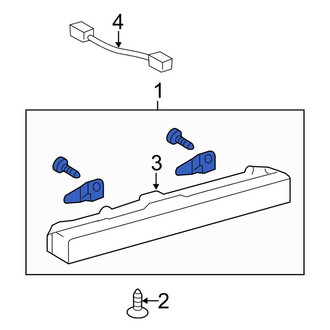 Toyota OE - Rear Center High Mount Stop Light
