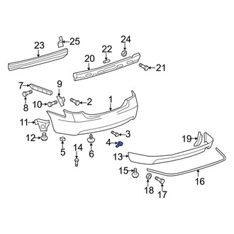 Toyota OE - Rear Right Jack Plug Cover