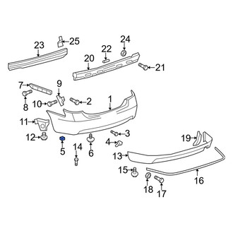 Toyota OE - Bumper Cover Insulator