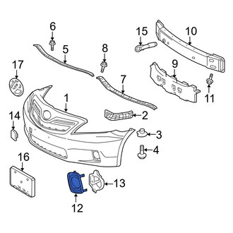 Toyota OE - Rear Right Jack Plug Cover