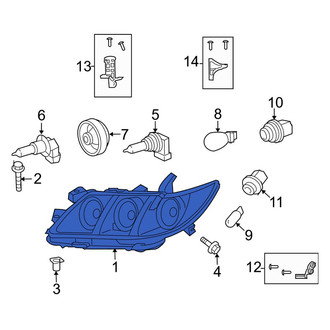 Toyota OE - Front Left Headlight