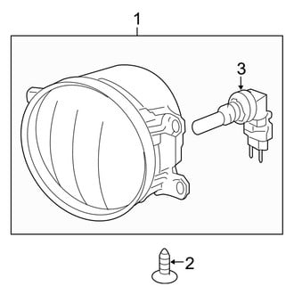 Toyota OE - Front Lamps - Fog Lamps (Hybrid)