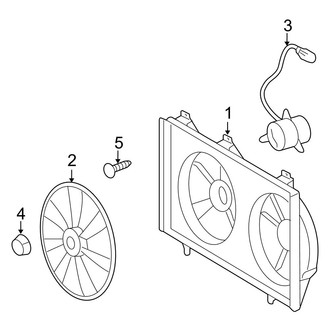 Toyota OE - Cooling Fan (2.4L)