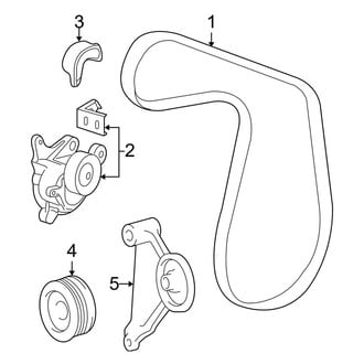 Toyota OE - Cooling - Belts & Pulleys (2.4L)