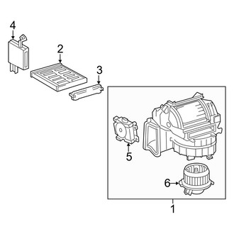 Toyota OE - Air Conditioner & Heater - Blower Motor & Fan (Japan Built), (2.4L)