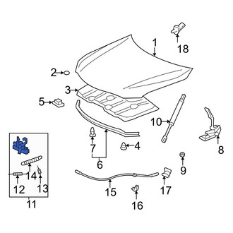 Toyota OE - Front Hood Latch
