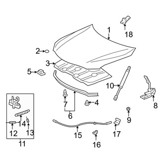 Toyota OE - Hood & Components
