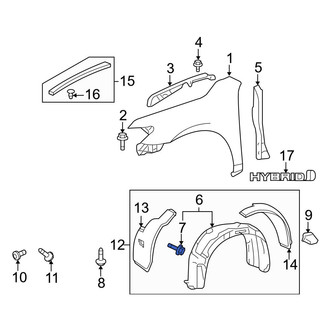 Toyota OE - Fender Liner Retainer