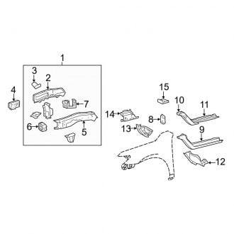 2007 Toyota Camry Chassis Frames & Rails | CARiD