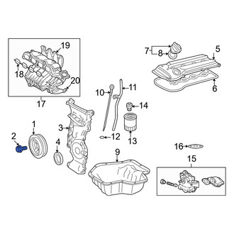 Toyota OE - Engine Crankshaft Pulley Bolt