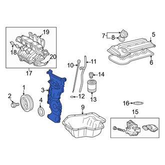 Toyota OE - Engine Timing Cover