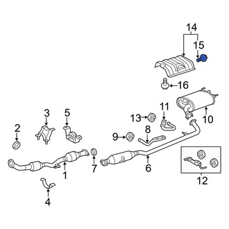 Toyota OE - Floor Pan Heat Shield Insulator