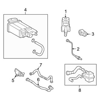 Toyota OE - Emission System - Emission Components (2.4L)