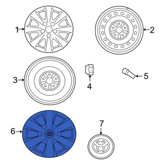 Toyota OE - Wheel Cover