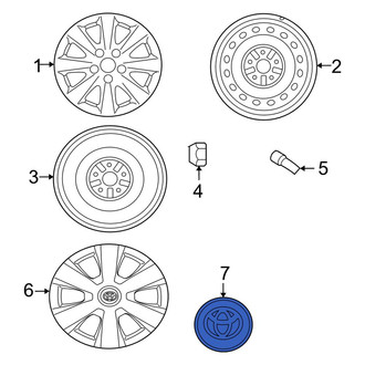 Toyota OE - Wheel Cap