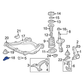 Toyota OE - Front Right Engine Cradle Brace