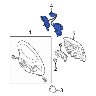 Toyota OE - Steering Wheel Radio Controls