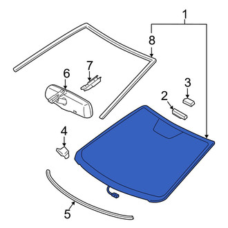 Toyota OE - Front Windshield