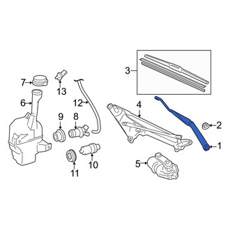 Toyota OE - Left Wiper Arm