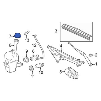 Toyota OE - Front Washer Fluid Reservoir Cap