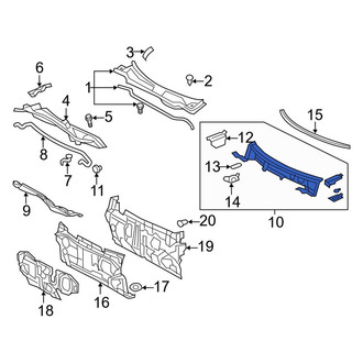 Toyota OE - Front Cowl Panel