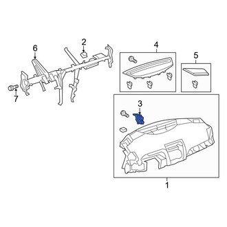 Toyota OE - Door Switch Trim Panel Clip