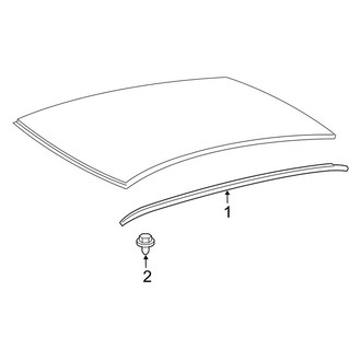 Toyota OE - Roof - Exterior Trim (FULL HYBRID EV-GAS (FHEV))
