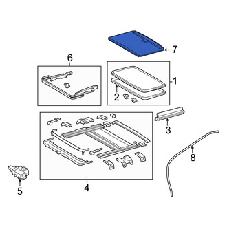 Toyota OE - Sunroof Cover