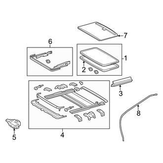Toyota OE - Roof - Sunroof (2.4L)